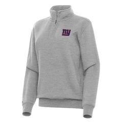 Antigua Women's Victory Quarter-Zip Top - New York Giants