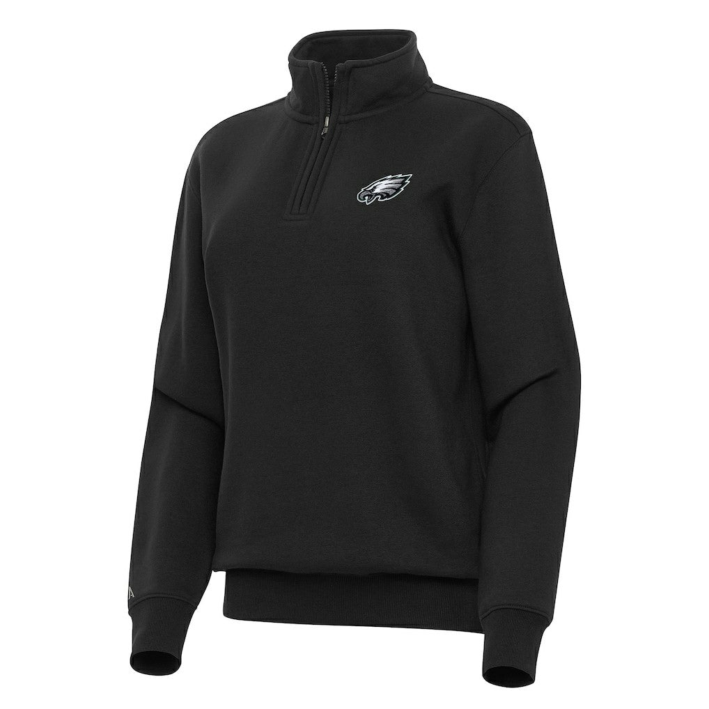 Antigua Women's Victory Quarter-Zip Top - Philadelphia Eagles