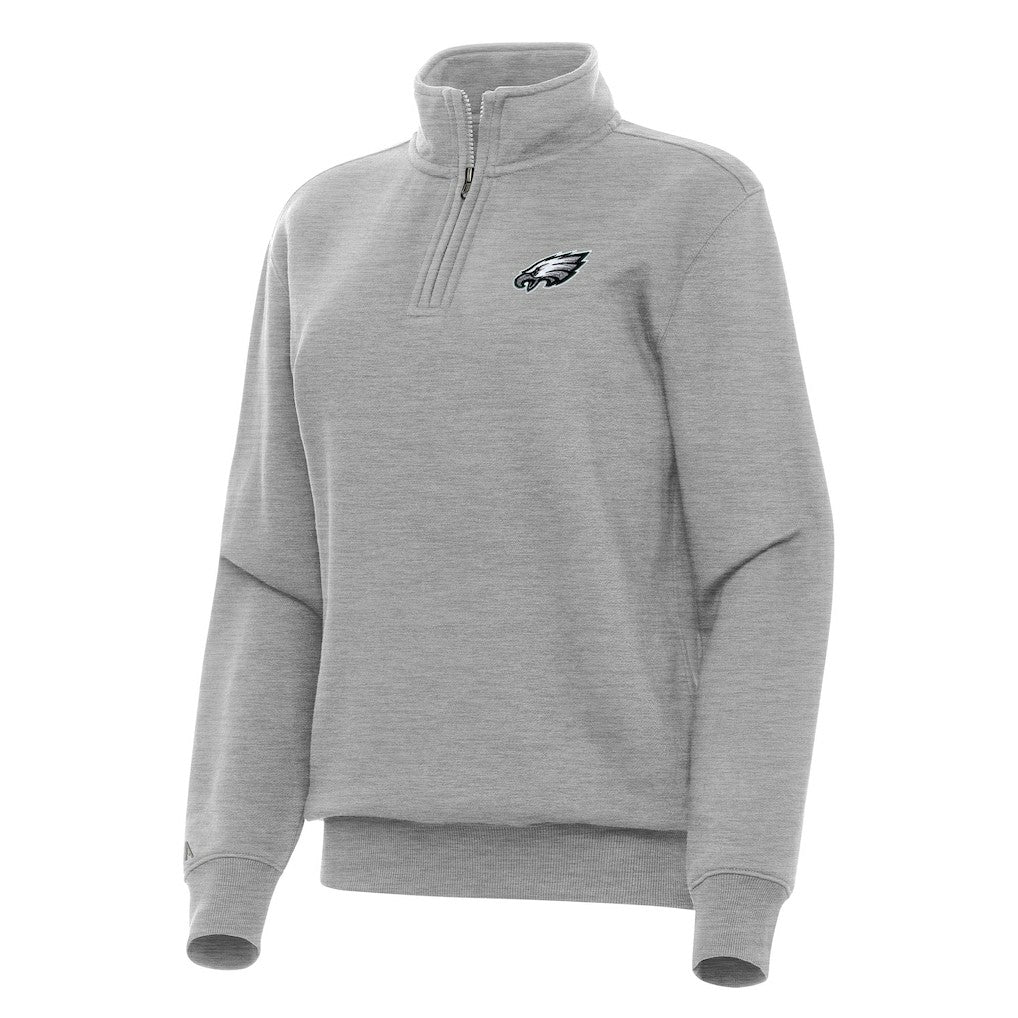 Antigua Women's Victory Quarter-Zip Top - Philadelphia Eagles