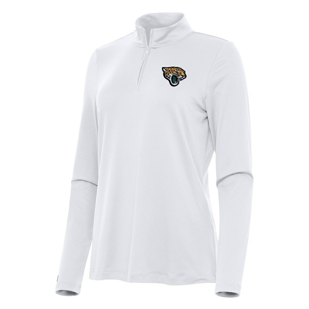 Antigua Women's Reprocess Quarter-Zip Top - Jacksonville Jaguars