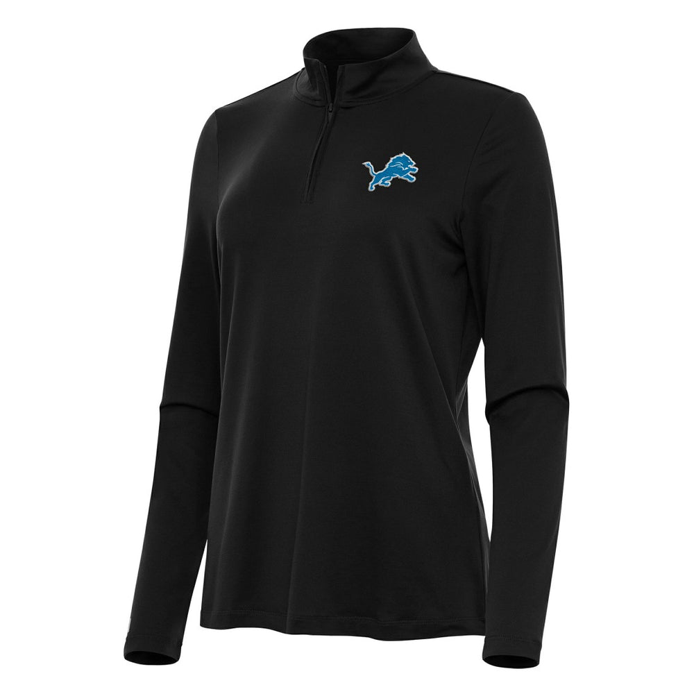 Antigua Women's Reprocess Quarter-Zip Top - Detroit Lions