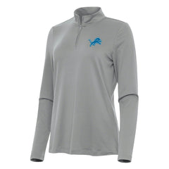 Antigua Women's Reprocess Quarter-Zip Top - Detroit Lions