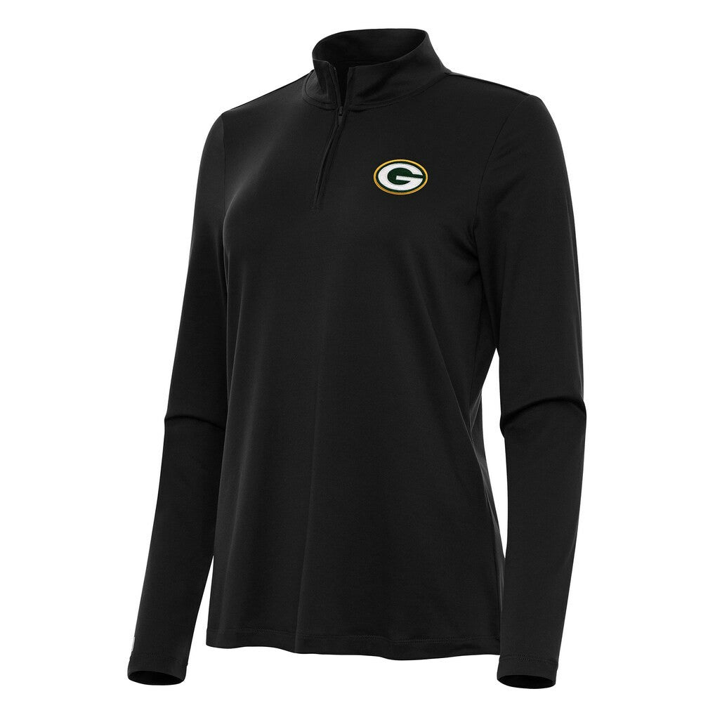 Antigua Women's Reprocess Quarter-Zip Top - Green Bay Packers