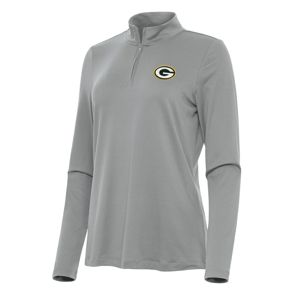 Antigua Women's Reprocess Quarter-Zip Top - Green Bay Packers