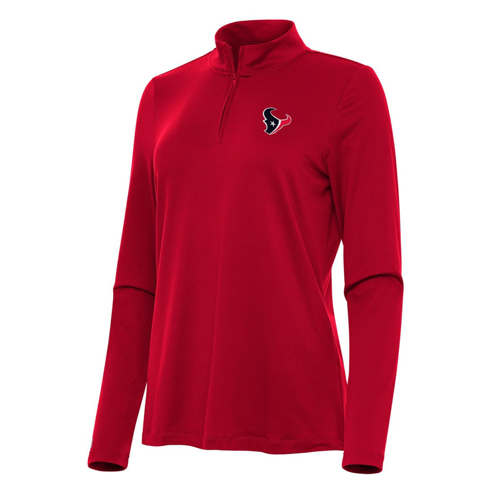 Antigua Women's Reprocess Quarter-Zip Top - Houston Texans