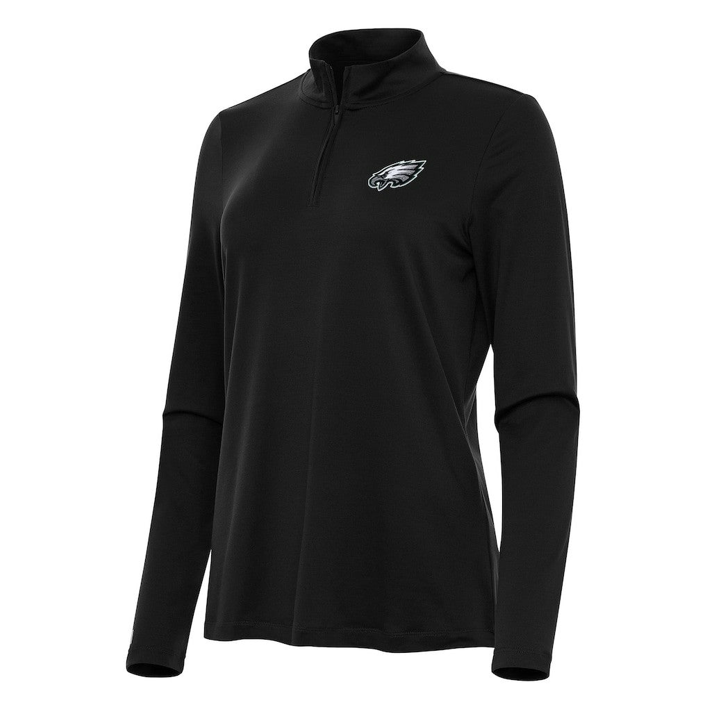 Antigua Women's Reprocess Quarter-Zip Top - Philadelphia Eagles