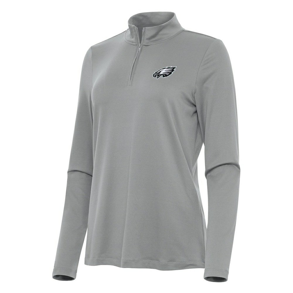 Antigua Women's Reprocess Quarter-Zip Top - Philadelphia Eagles
