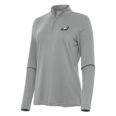 Antigua Women's Reprocess Quarter-Zip Top - Philadelphia Eagles