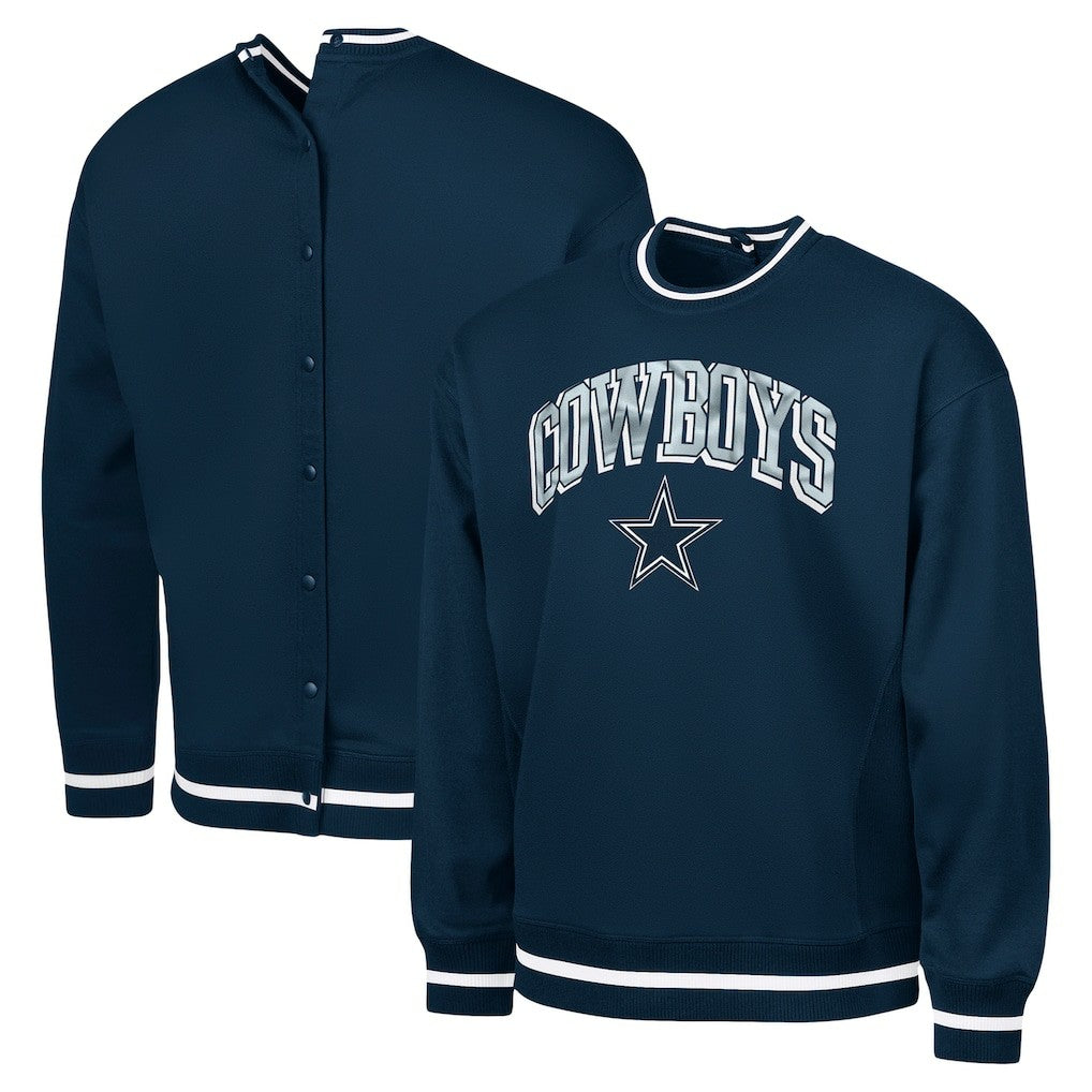 G-III Sports by Carl Banks Adaptive Blocker Fleece Pullover Sweatshirt - Dallas Cowboys