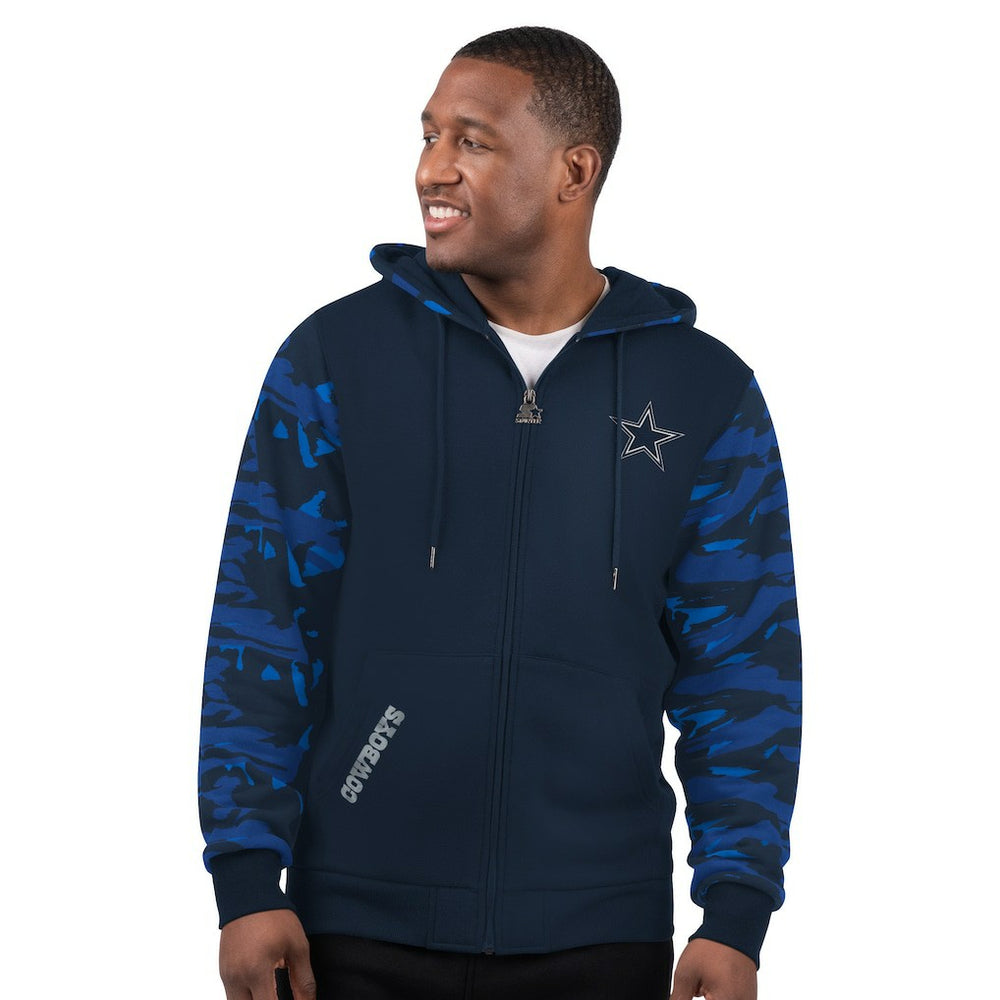 Starter Thursday Night Gridiron Full-Zip Hoodie - Dallas Cowboys