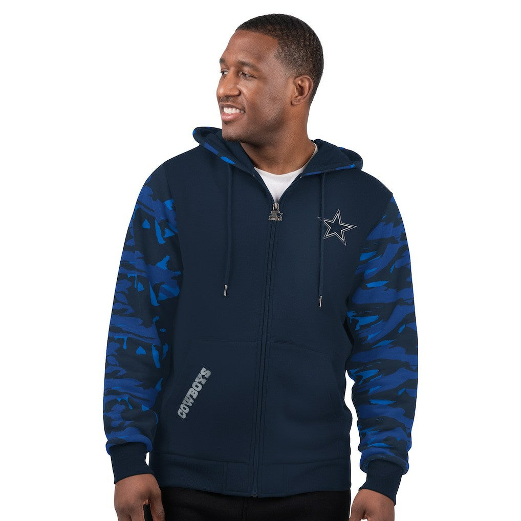 Starter Thursday Night Gridiron Full-Zip Hoodie - Dallas Cowboys