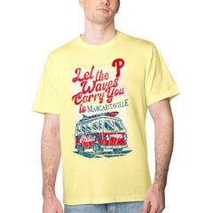 MLB Philadelphia Phillies Margaritaville Bus Waves Graphic T-Shirt