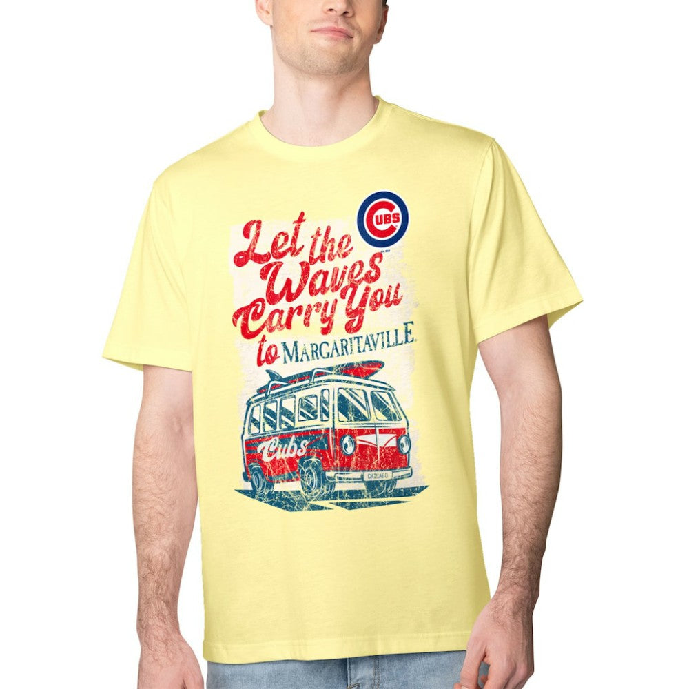 MLB Chicago Cubs Margaritaville Bus Waves Graphic T-Shirt