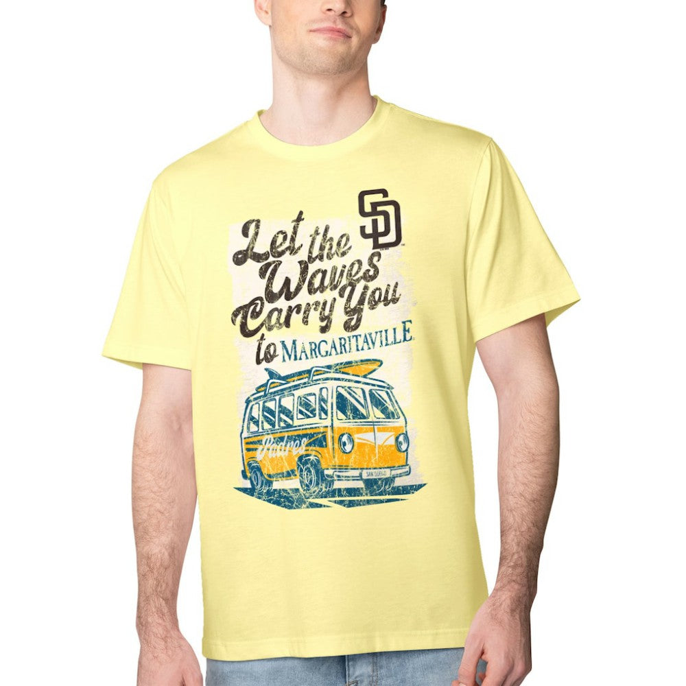 MLB San Diego Padres Margaritaville Bus Waves Graphic T-Shirt