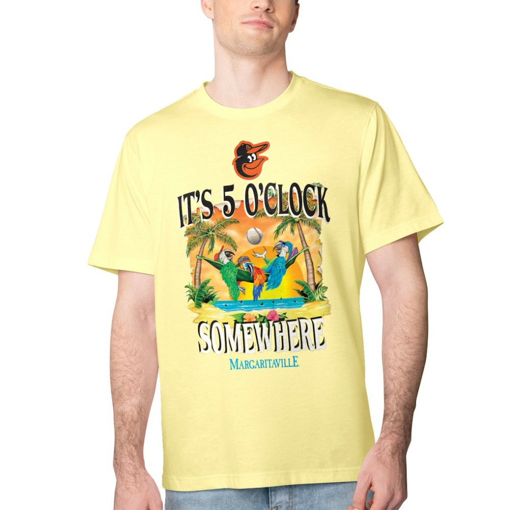 MLB Baltimore Orioles Margaritaville Five O'Clock Graphic T-Shirt