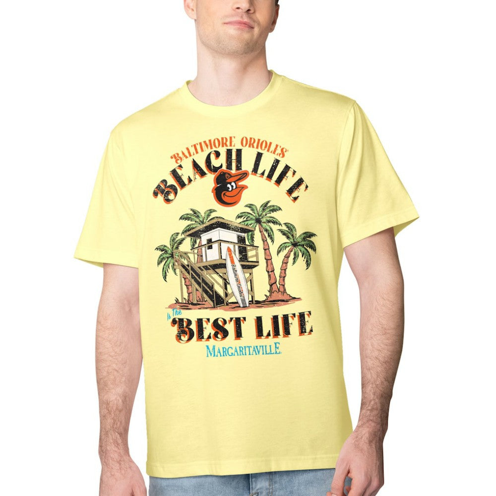 MLB Baltimore Orioles Margaritaville Beach Hut Graphic T-Shirt