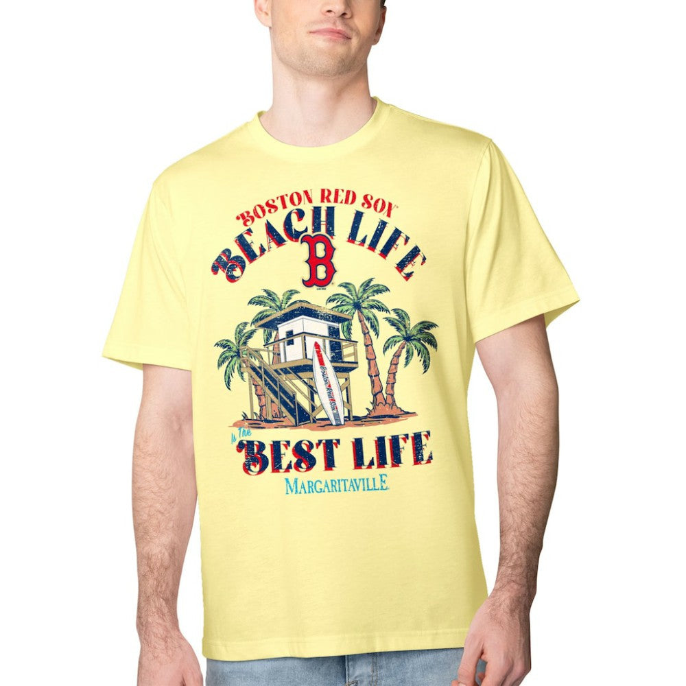 MLB Boston Red Sox Margaritaville Beach Hut Graphic T-Shirt