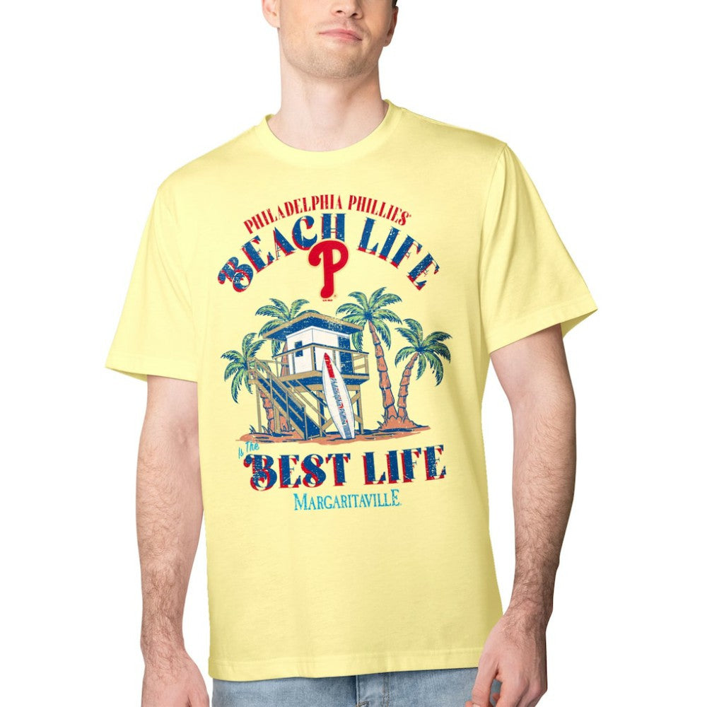 MLB Philadelphia Phillies Margaritaville Beach Hut Graphic T-Shirt
