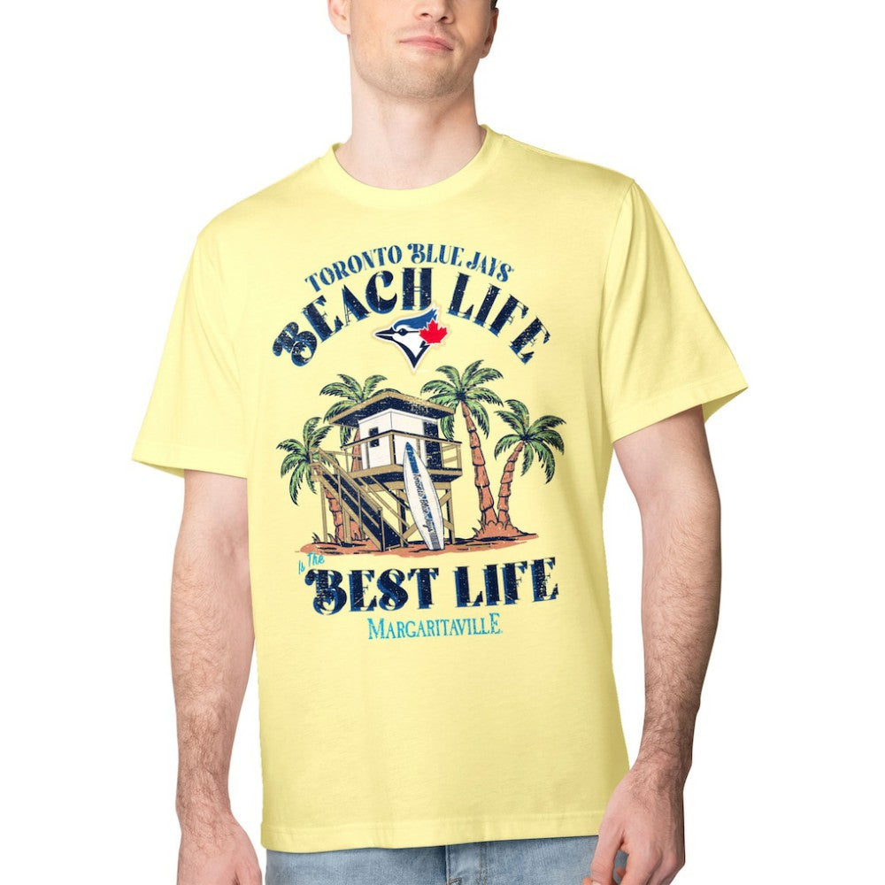 MLB Toronto Blue Jays Margaritaville Beach Hut Graphic T-Shirt