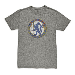 Chelsea 1863FC Retro Badge Vintage Tri-Blend T-Shirt -  Heather Gray