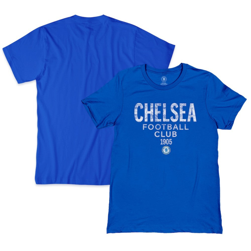 Chelsea 1863FC Tapered Text T-Shirt -  Blue