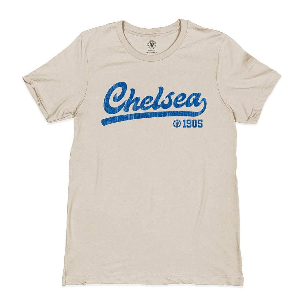 Chelsea 1863FC Script T-Shirt -  Tan