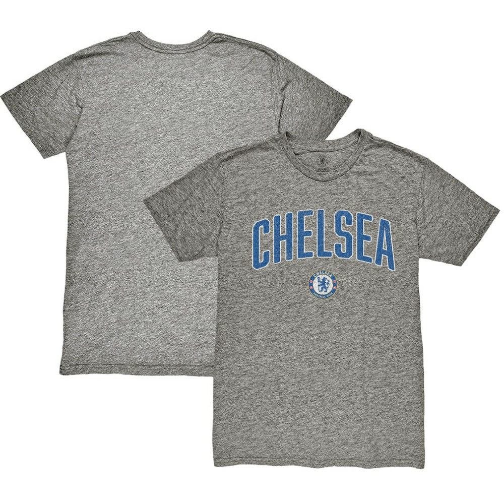 Chelsea 1863FC Wordmark Vintage Tri-Blend T-Shirt -  Heather Gray