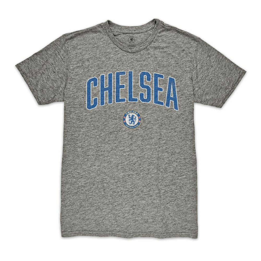 Chelsea 1863FC Wordmark Vintage Tri-Blend T-Shirt -  Heather Gray