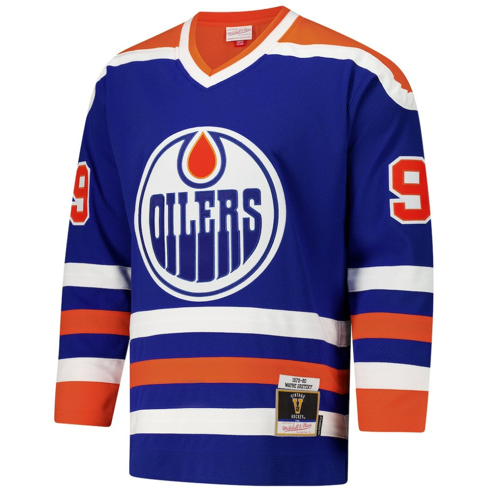 NHL Royal Wayne Gretzky Edmonton Oilers 1979-80 Power Play Jersey
