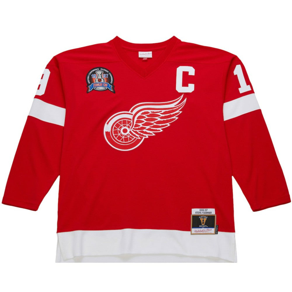 NHL Scarlet Steve Yzerman Detroit Red Wings 1996-97 Power Play Jersey