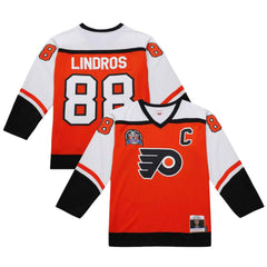 NHL Orange Eric Lindros Philadelphia Flyers 1996-97 Power Play Jersey