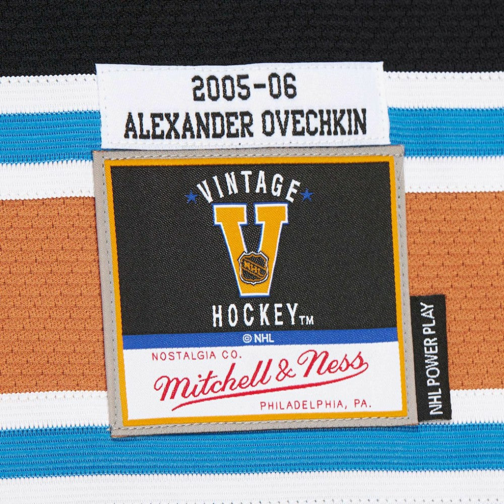 NHL Black Alexander Ovechkin Washington Capitals Mitchell & Ness 2005/06 Power Play Jersey