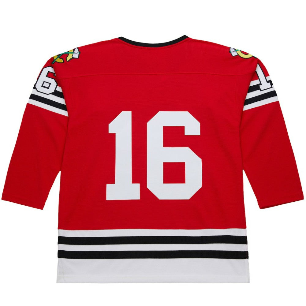 NHL Scarlet Bobby Hull Chicago Blackhawks 1960-61 Power Play Jersey