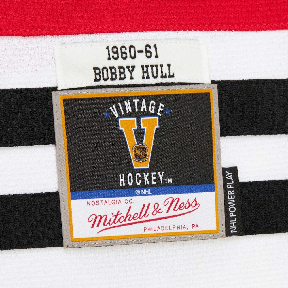 NHL Scarlet Bobby Hull Chicago Blackhawks 1960-61 Power Play Jersey