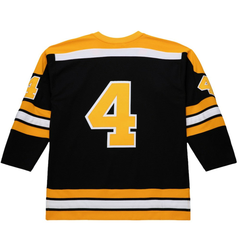 NHL Black Bobby Orr Boston Bruins 1971-72 Power Play Jersey