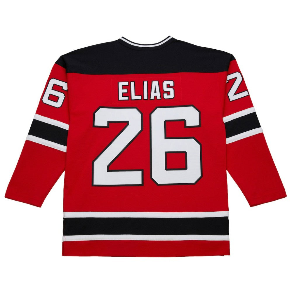 NHL Red Patrik Elias New Jersey Devils 1999-00 Power Play Jersey