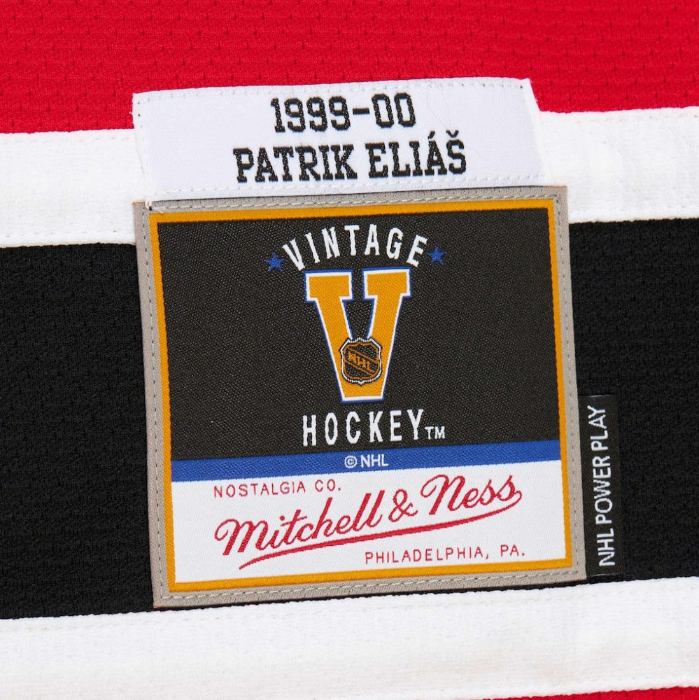 NHL Red Patrik Elias New Jersey Devils 1999-00 Power Play Jersey
