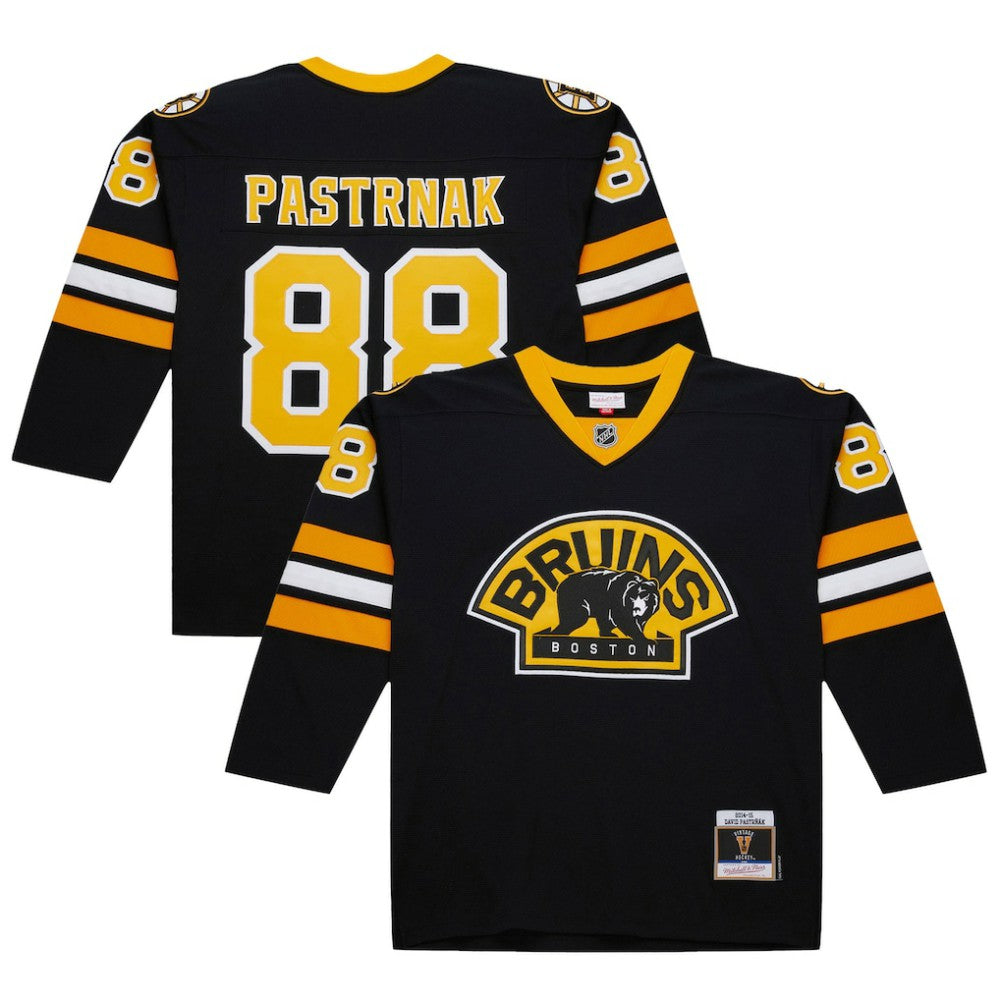 NHL Black David Pastrnak Boston Bruins 2014-15 Power Play Jersey