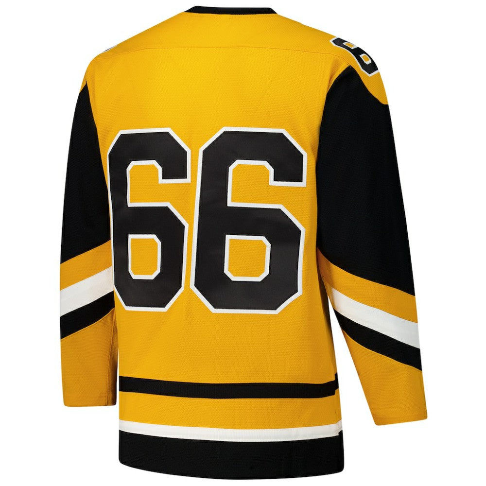NHL Gold Mario Lemieux Pittsburgh Penguins 1984-85 Power Play Jersey