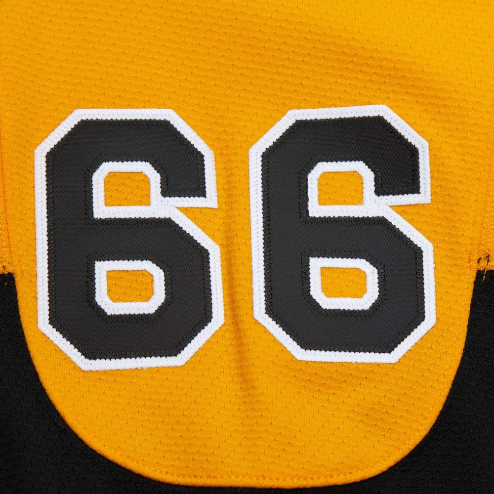 NHL Gold Mario Lemieux Pittsburgh Penguins 1984-85 Power Play Jersey