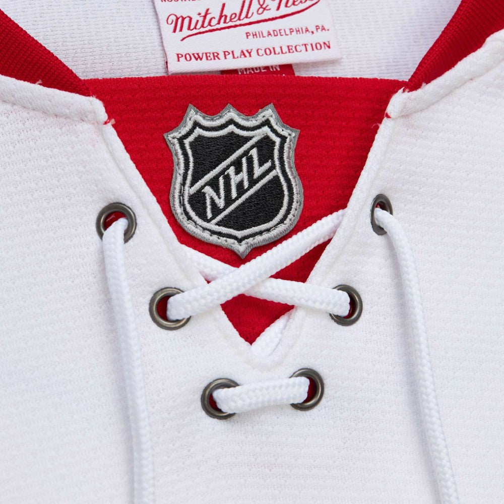 NHL White Nicklas Lidstrom Detroit Red Wings 2008-09 Power Play Jersey
