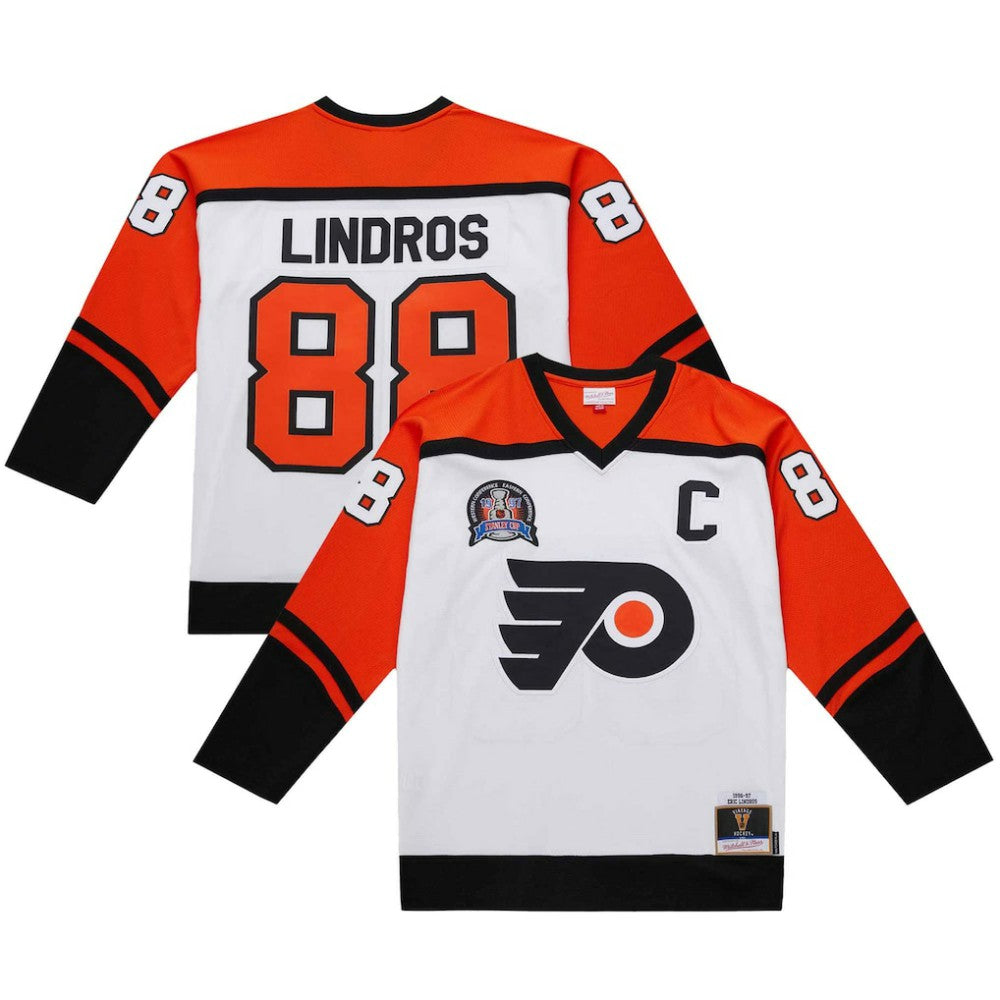 NHL White Eric Lindros Philadelphia Flyers 1996-97 Power Play Jersey