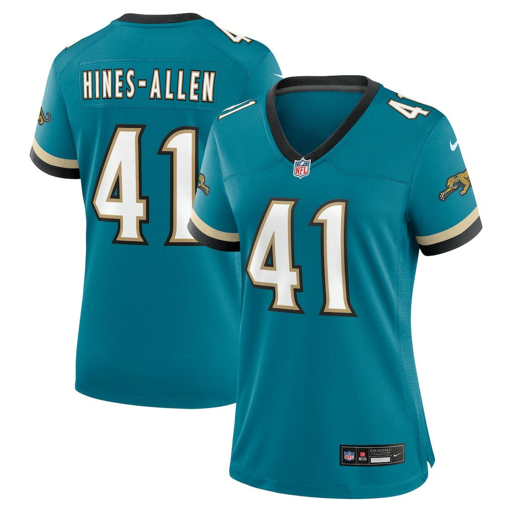 Josh Hines-Allen  Women's Prowler Throwback Game Jersey - Jacksonville Jaguars