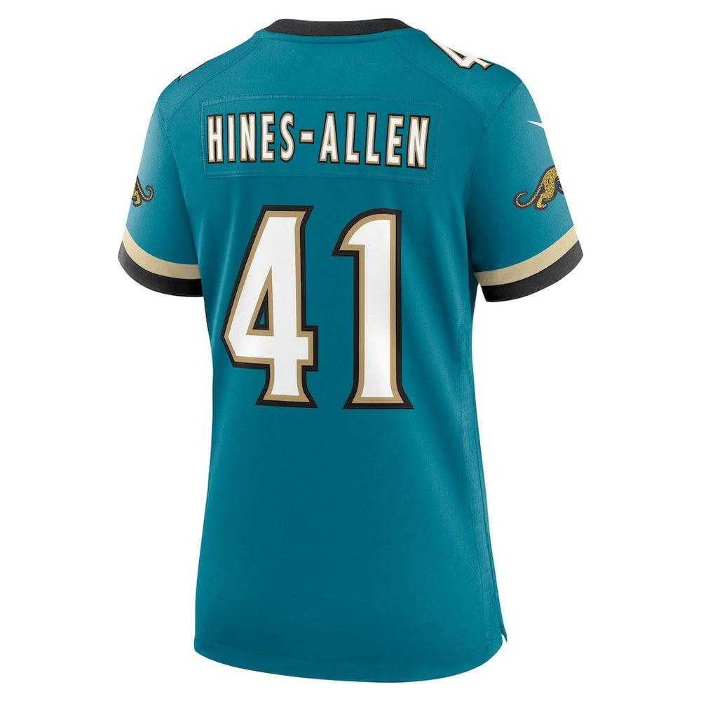 Josh Hines-Allen  Women's Prowler Throwback Game Jersey - Jacksonville Jaguars