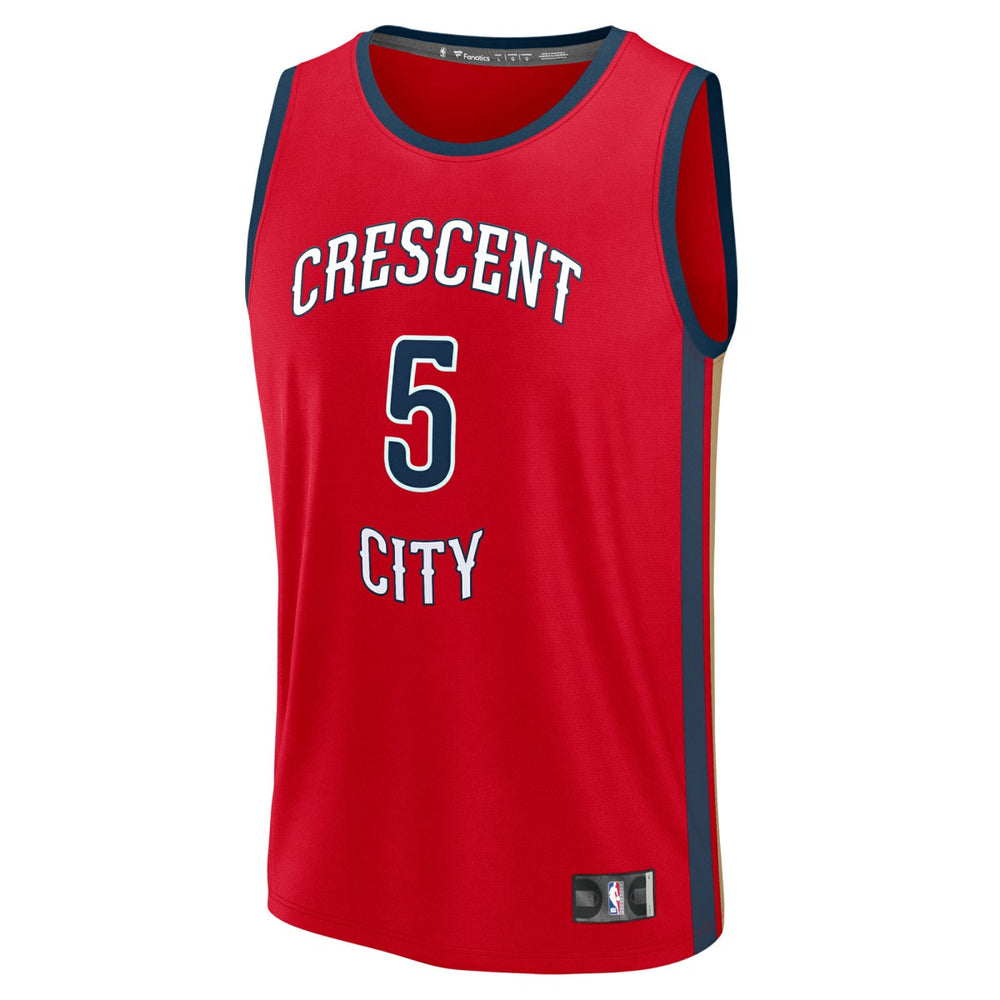 NBA Dejounte Murray New Orleans Pelicans Youth Fast Break Replica Player Jersey