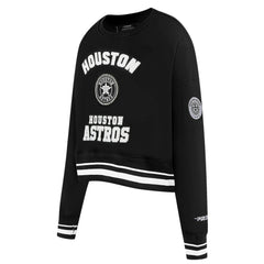 MLB Houston Astros Pro Standard Women's Pearl Cropped Pullover Sweatshirt