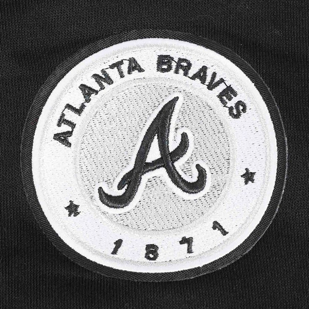MLB Atlanta Braves Pro Standard Women's Pearl Cropped Pullover Sweatshirt