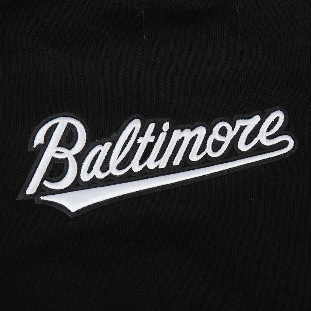 MLB Baltimore Orioles Pro Standard Women's Pearl Cropped Pullover Sweatshirt