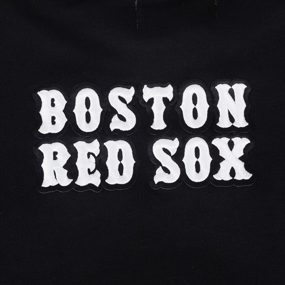 MLB Boston Red Sox Pro Standard Women's Pearl Cropped Pullover Sweatshirt