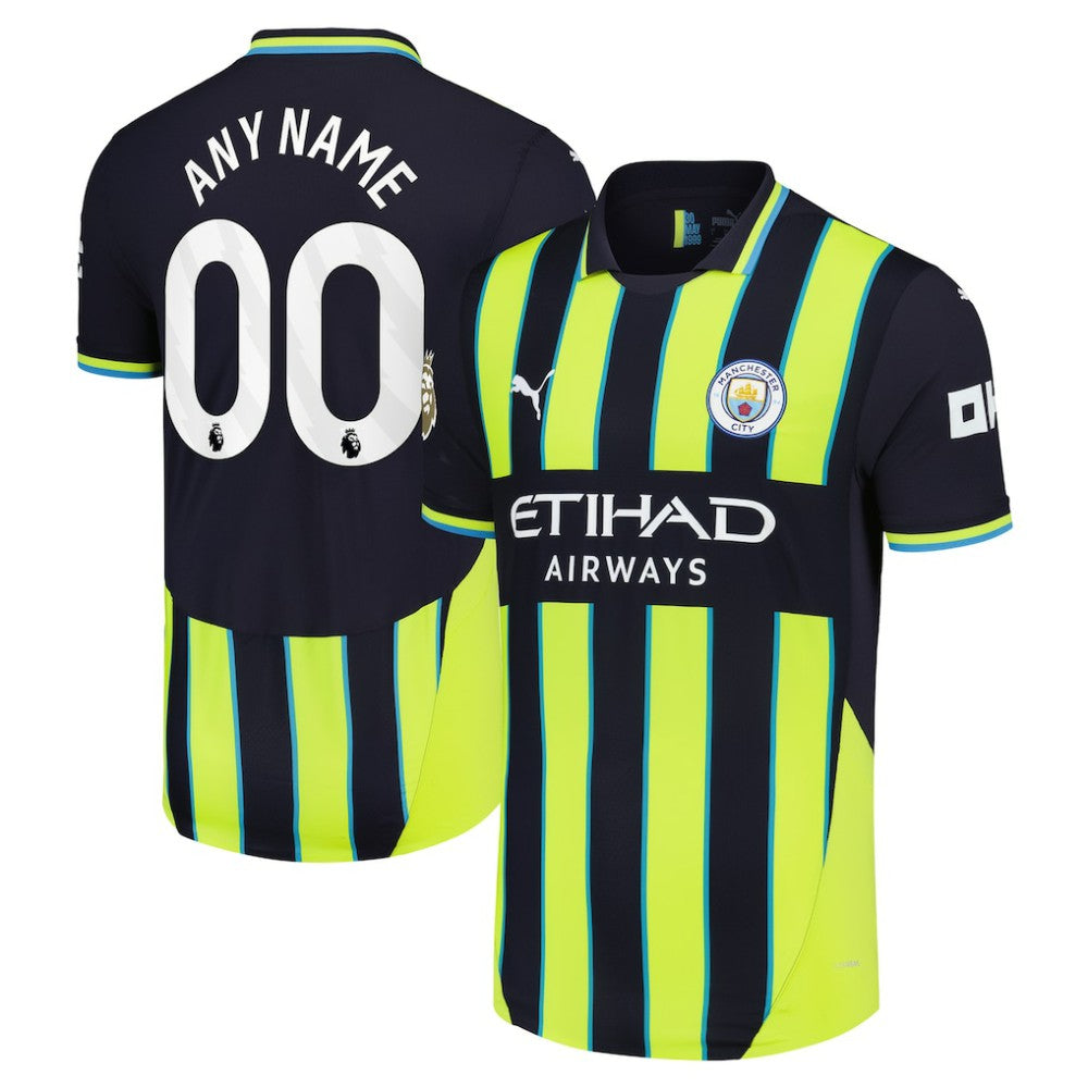 Manchester City 2024/25 Away Custom Jersey - Puma Navy